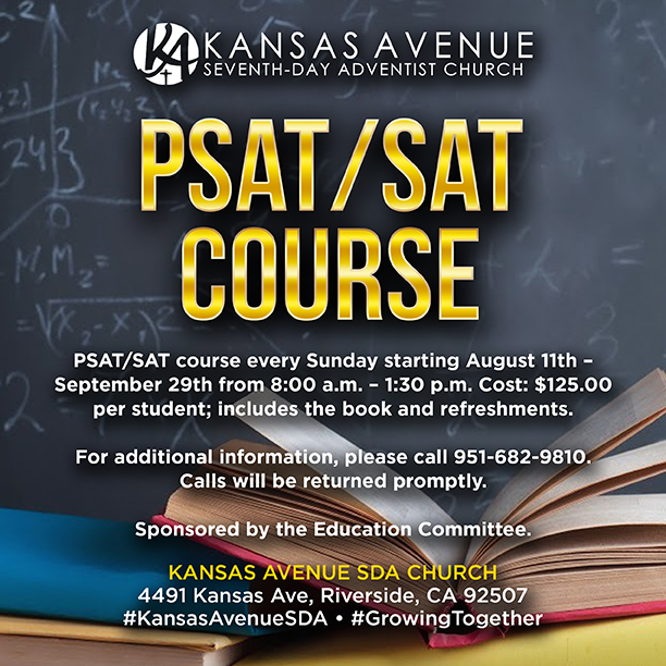 PSAT COURSE Kansas Avenue Church