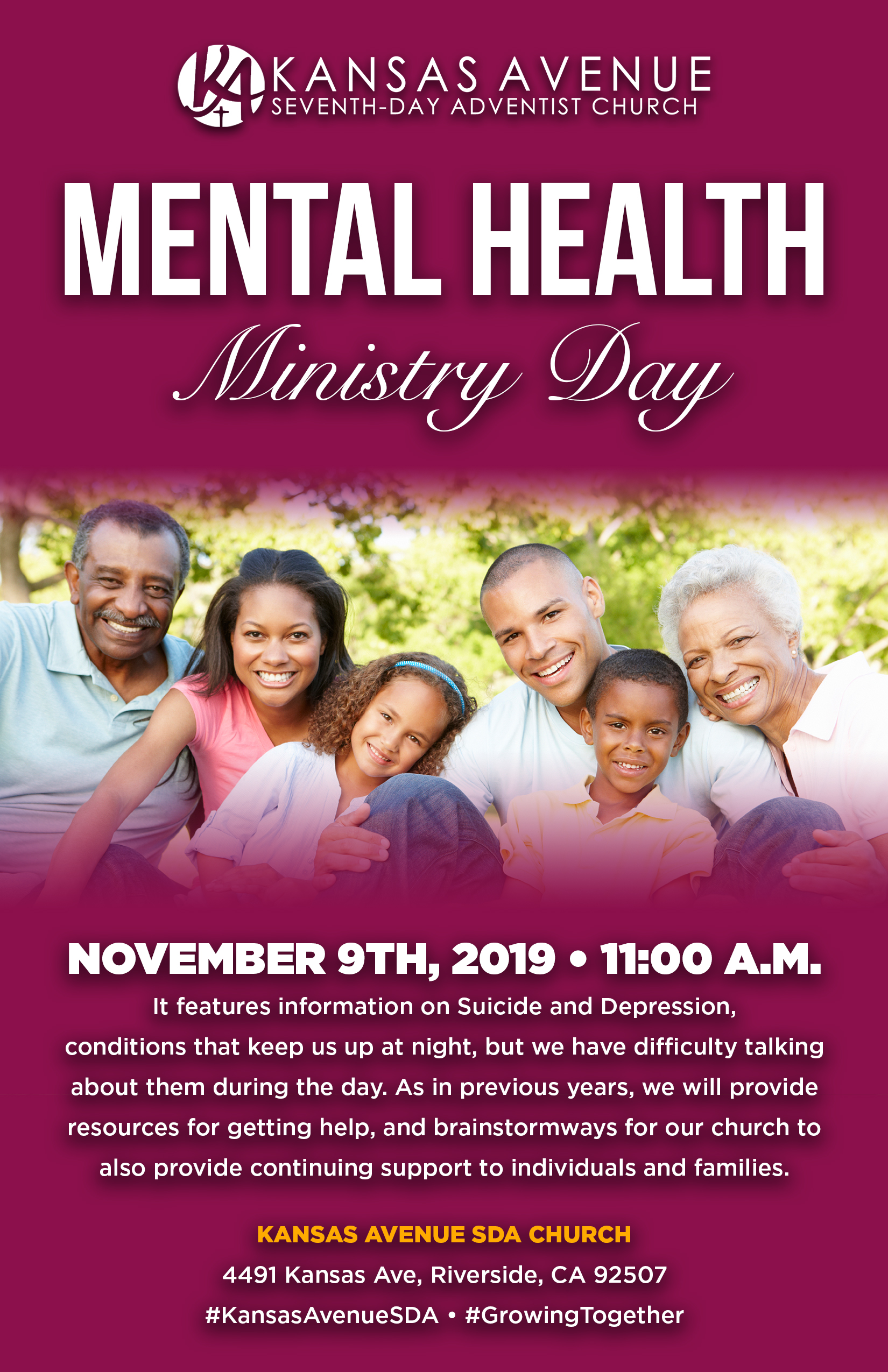 Mental Health Ministry Day – Kansas Avenue Church